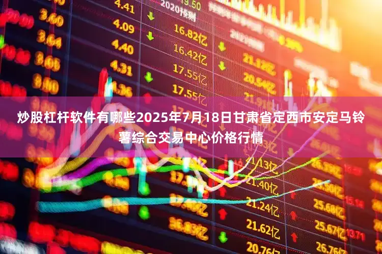 炒股杠杆软件有哪些2025年7月18日甘肃省定西市安定马铃薯综合交易中心价格行情