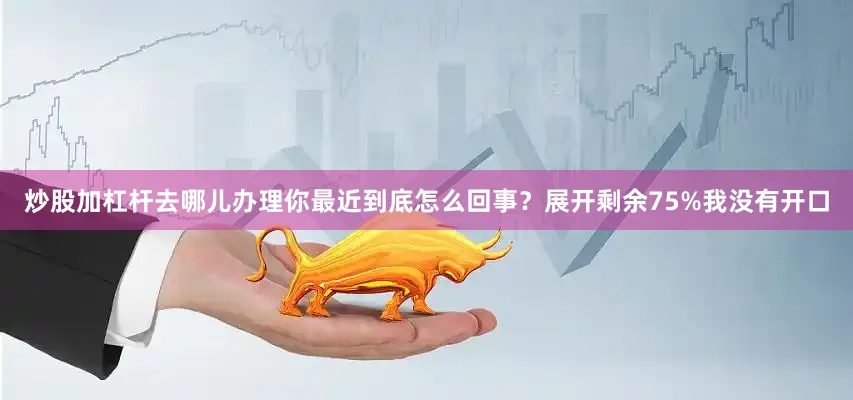 炒股加杠杆去哪儿办理你最近到底怎么回事？展开剩余75%我没有开口