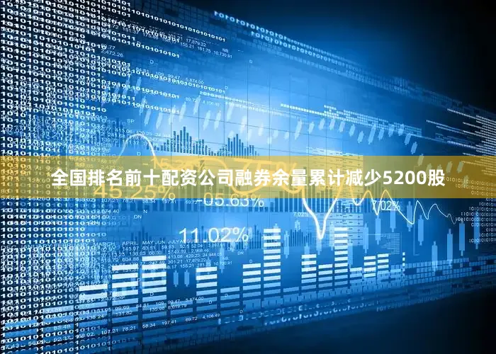 全国排名前十配资公司融券余量累计减少5200股