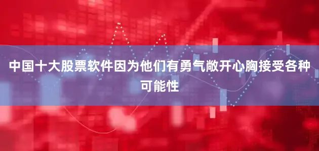 中国十大股票软件因为他们有勇气敞开心胸接受各种可能性