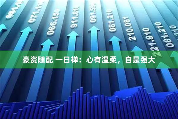 豪资随配 一日禅：心有温柔，自是强大